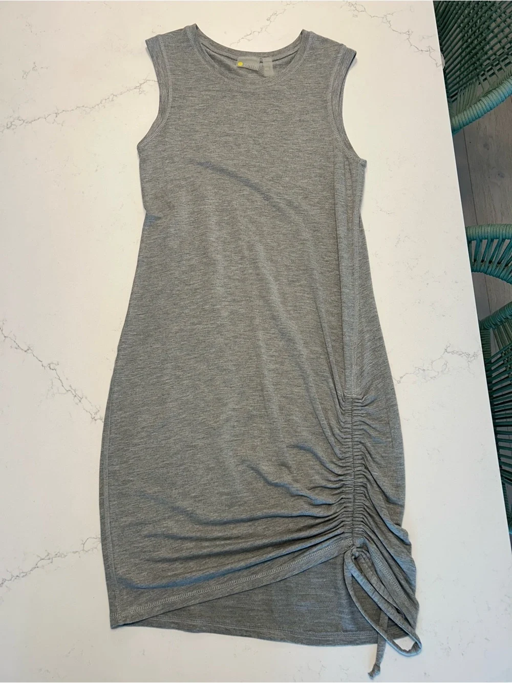 Zella Grey Sleeveless Cinch Modal dress XS - Picture 2 of 6